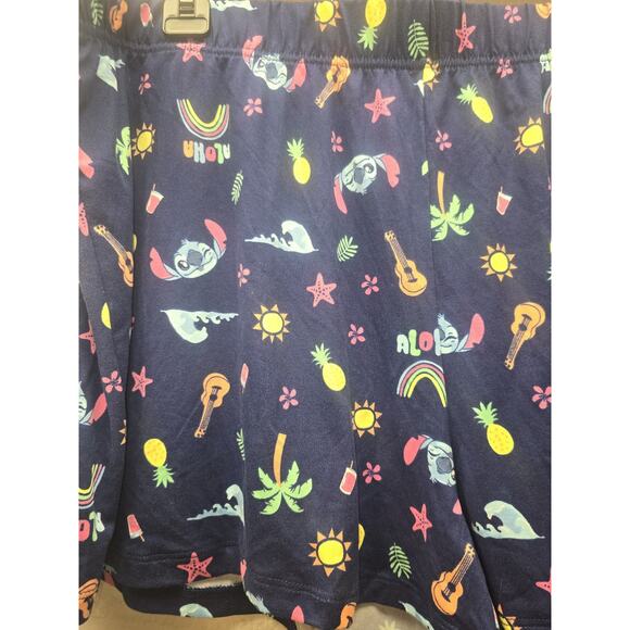 Lilo And Stitch Pajama Shorts Pull On Womens Size XL Blue - Picture 2 of 7